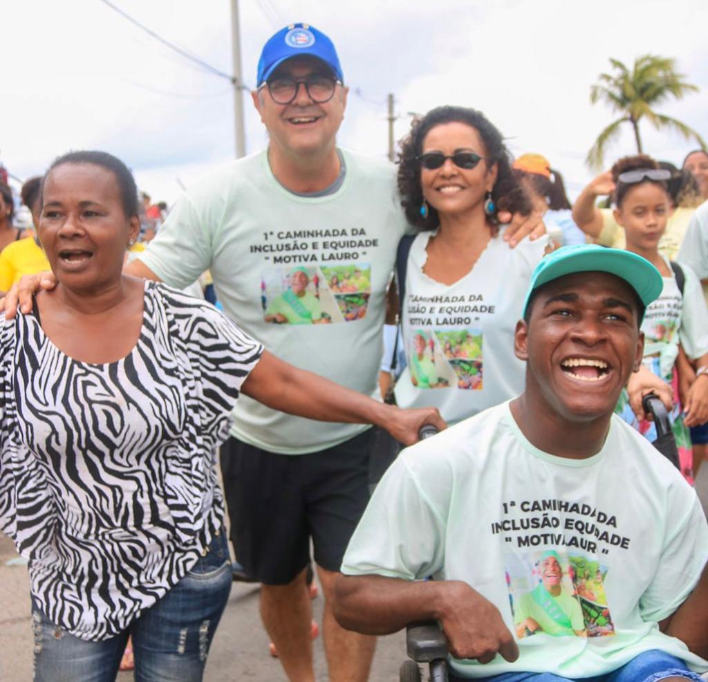 Caminhada para celebrar o Dia Nacional das Pessoas Deficiência